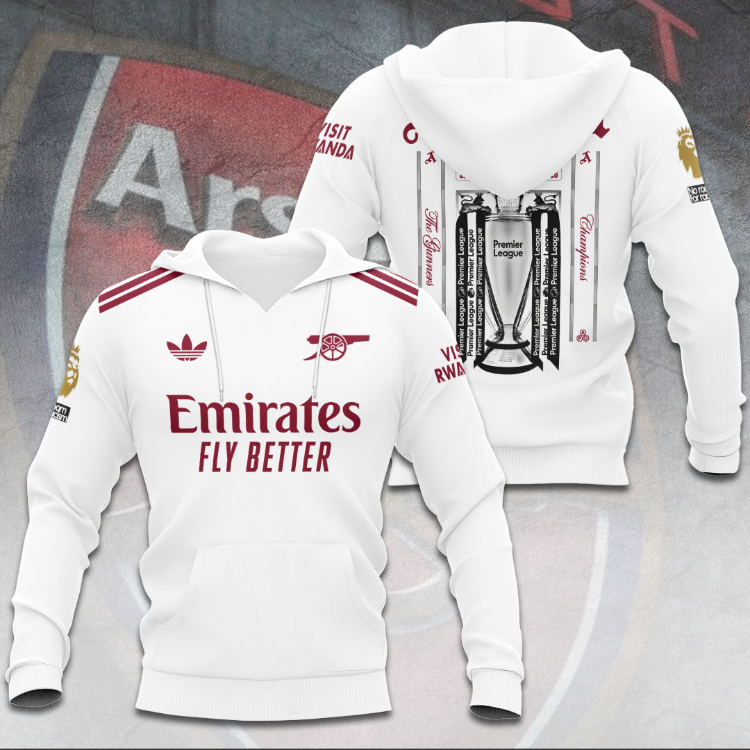 Arsenal FC Premier League Champions 25/26 3D Apparel – TANTN23046