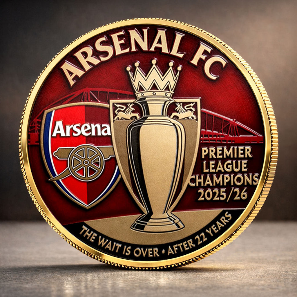 Arsenal FC Premier League Champions 25/26 Commemorative Coin – TANTN23041