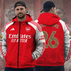 Arsenal FC Premier League Champions 25/26 3D Windbreaker Jacket – TANTN23501