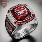 Arsenal FC Premier League Champions 25/26 3D Engraved Ring – TANTN23044