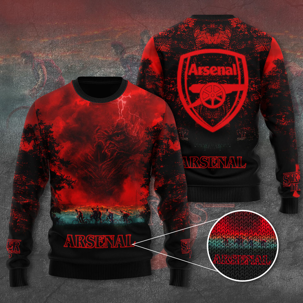 Arsenal FC x Stranger Things Ugly Sweater – TANTN17767