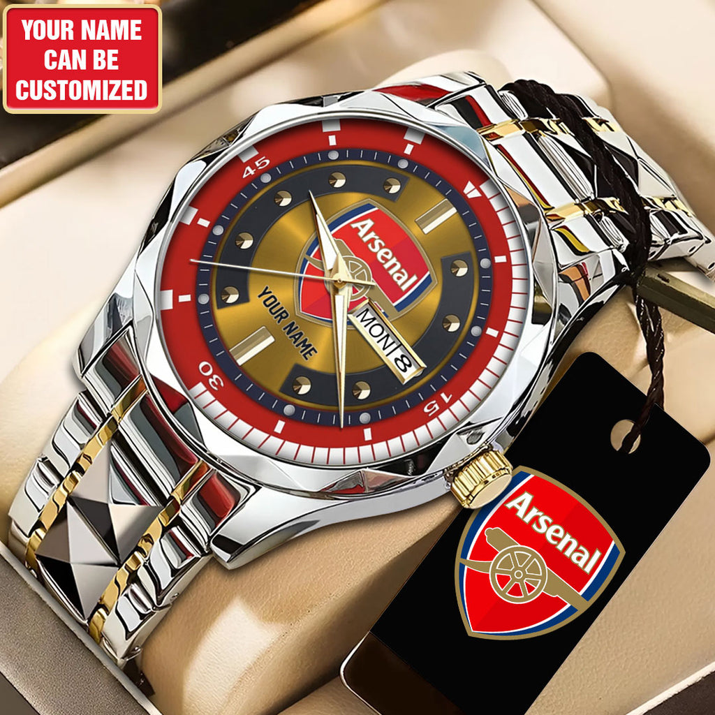 Personalized Arsenal FC Alloy Luxury Quartz Watch – TANTN23598