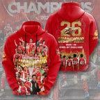 Arsenal FC Premier League Champions 25/26 3D Apparel – GNE7069