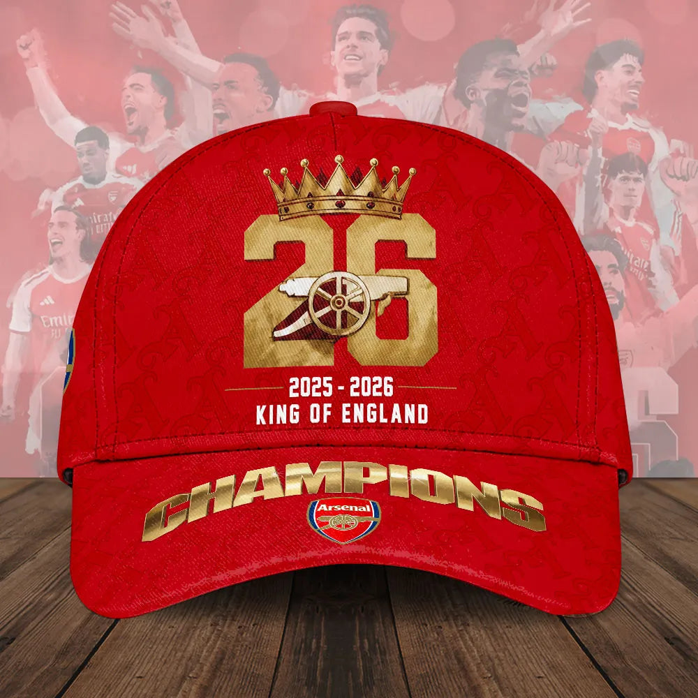 Arsenal FC Premier League Champions 25/26 Classic Cap – GNE7097