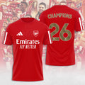 Arsenal FC Premier League Champions 25/26 3D Apparel – TANTN23400