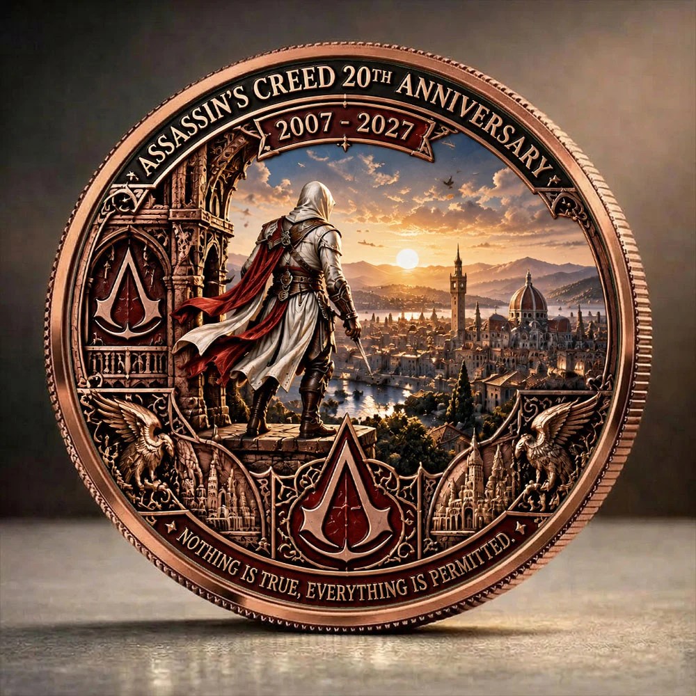 Assassin's Creed 20th Anniversary 2027 Commemorative Coin – TANTN26081