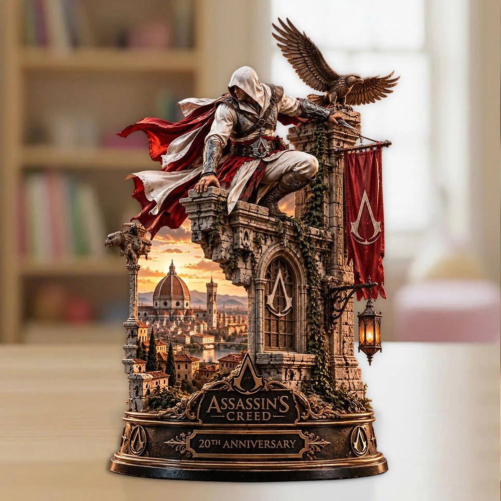 Assassin's Creed 20th Anniversary 2027 Custom Shape Acrylic Plaque – TANTN26084