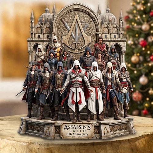 Assassin's Creed 20th Anniversary Custom Shape Acrylic Plaque – TMTHU70076