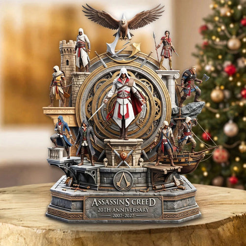 Assassin's Creed 20th Anniversary Custom Shape Acrylic Plaque – TMTHU70078