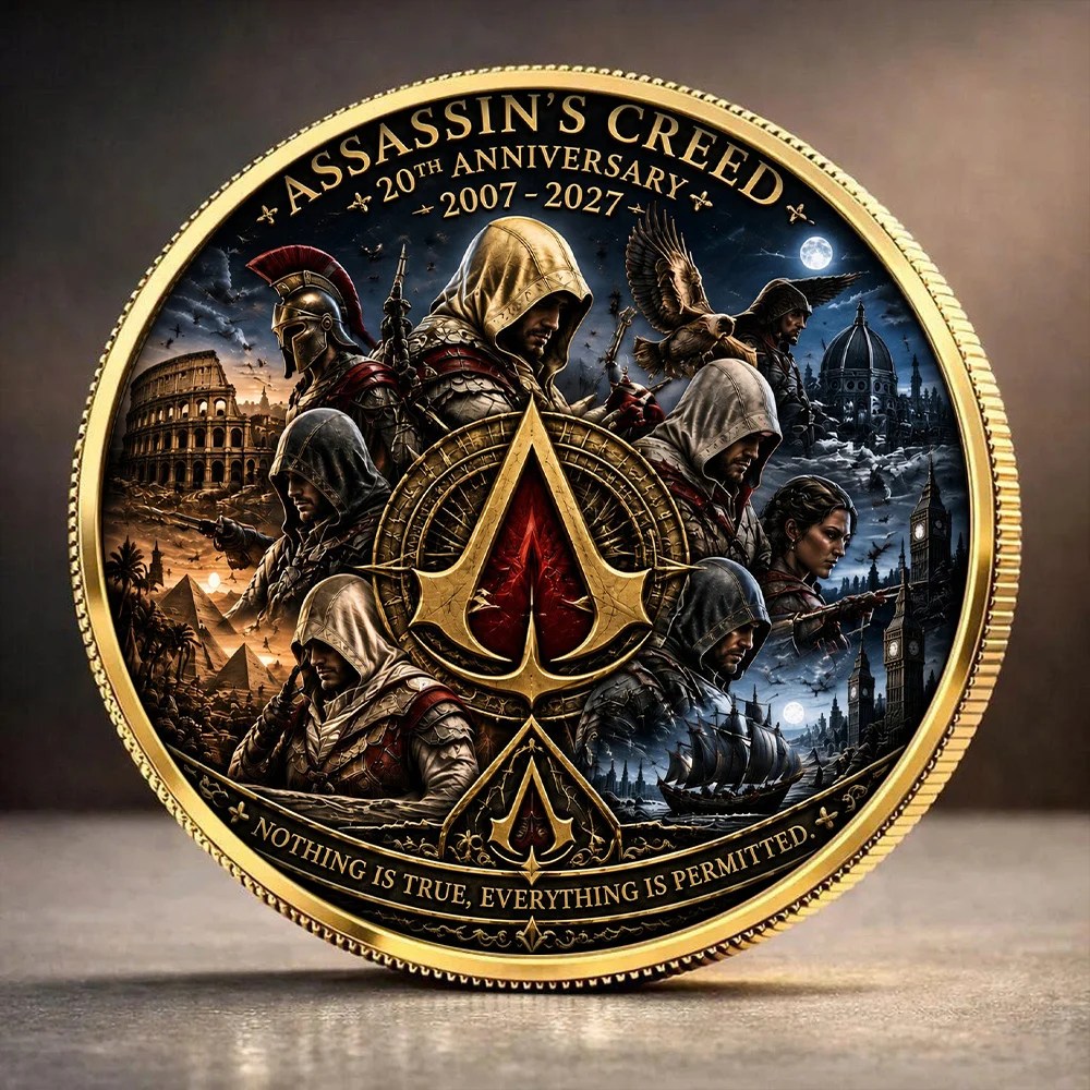 Assassin's Creed 20th Anniversary 2027 Commemorative Coin – TANTN26157