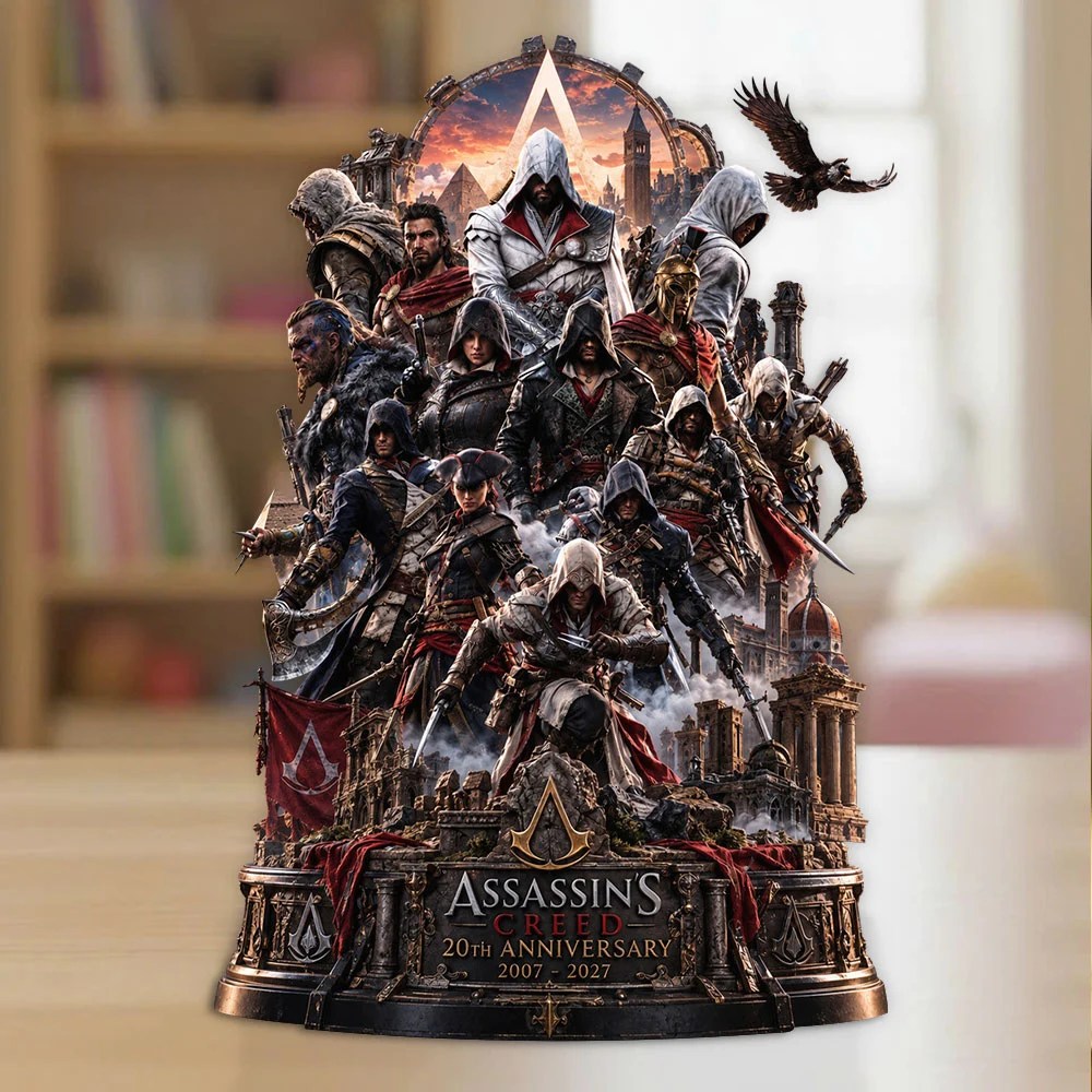 Assassin's Creed 20th Anniversary 2027 Custom Shape Acrylic Plaque – TANTN26224