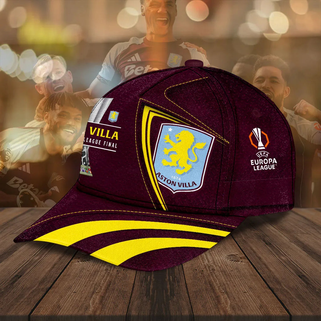 Aston Villa FC 2025-26 UEFA Europa League Winners Classic Cap – HOATT18176