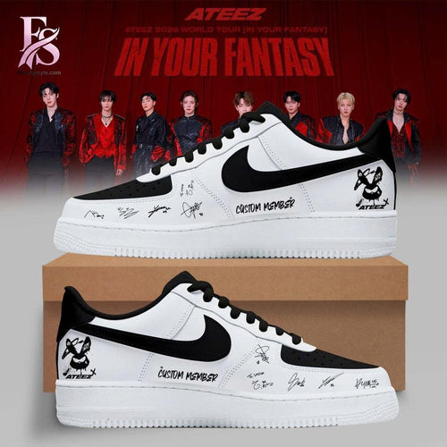 Ateez In Your Fantasy World Tour 2026 Air Force Shoes