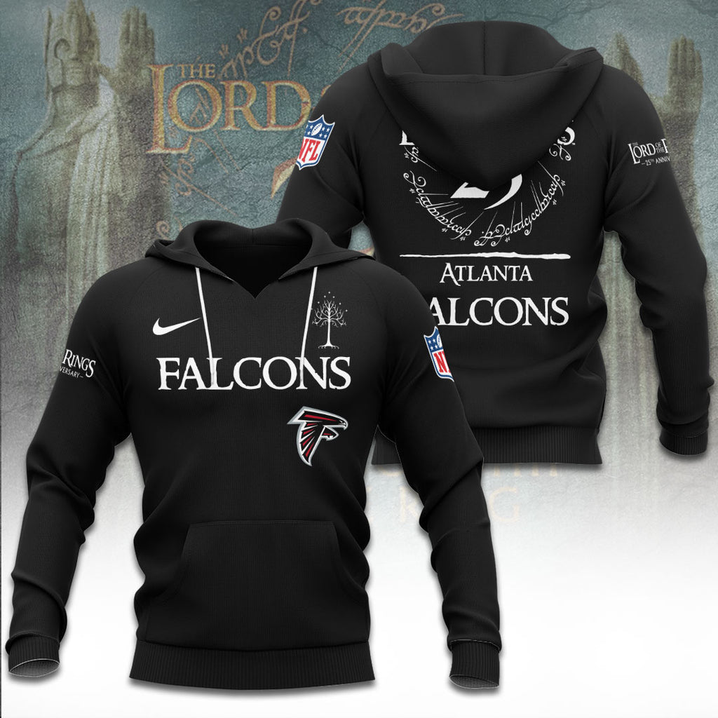 Atlanta Falcons x The Lord of The Rings 25 Years 3D Apparel – TANTN19554