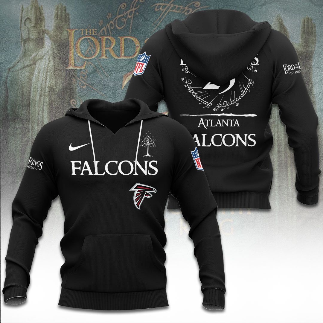 Atlanta Falcons x The Lord of The Rings 25 Years 3D Apparel – TANTN19554