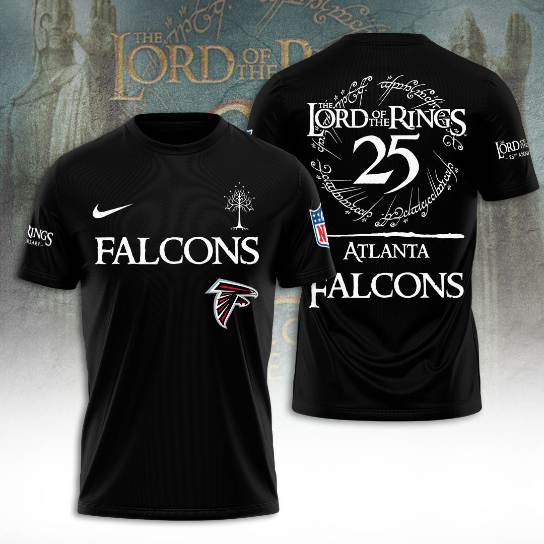 Atlanta Falcons x The Lord of The Rings 25 Years 3D Apparel – TANTN19554