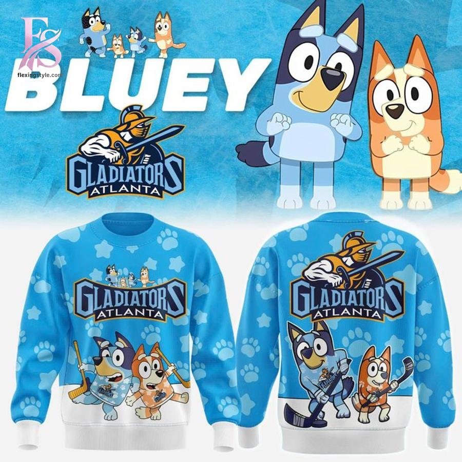 Atlanta Gladiators Bluey Night Sweatshirt
