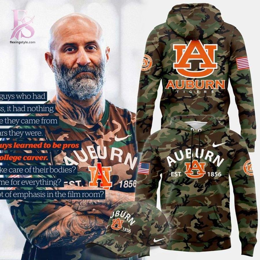 Auburn Tigers Est 1856 Camo Shirt