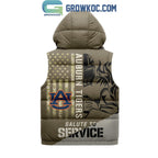 Auburn Tigers Salute To Service Sleeveless Puffer Jacket