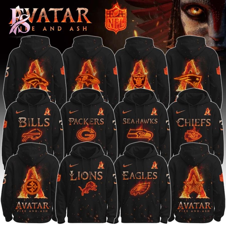 Avatar Fire and Ash NFL Hoodie