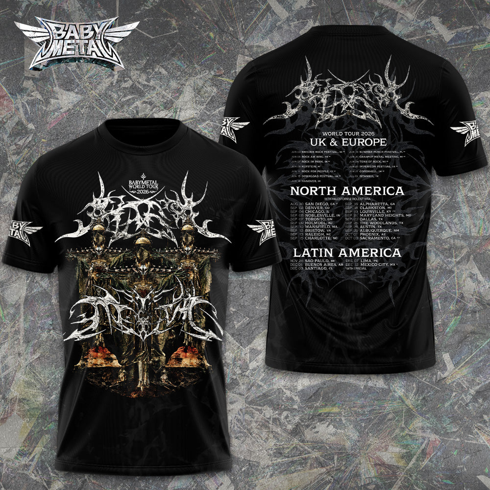 Babymetal World Tour 2026 3D Apparel – GNE6809