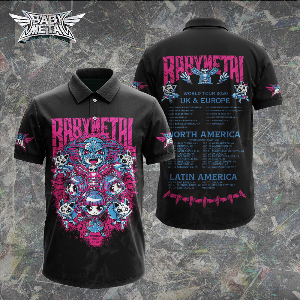 Babymetal World Tour 2026 3D Apparel – GNE6973