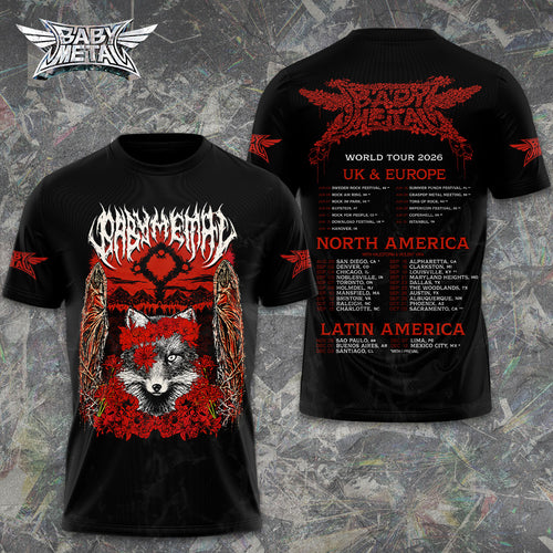 Babymetal World Tour 2026 3D Apparel – GNE7788