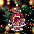 Brisbane Broncos Custom Shape Clear 1-Side Printed Acrylic Ornament – VANDH 3586