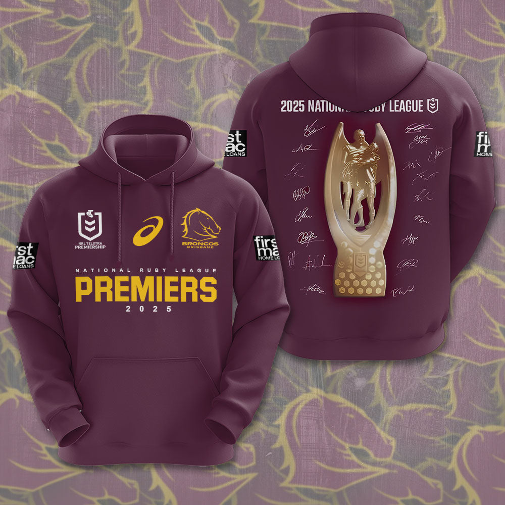Brisbane Broncos 3D Apparel – TMTHU1325