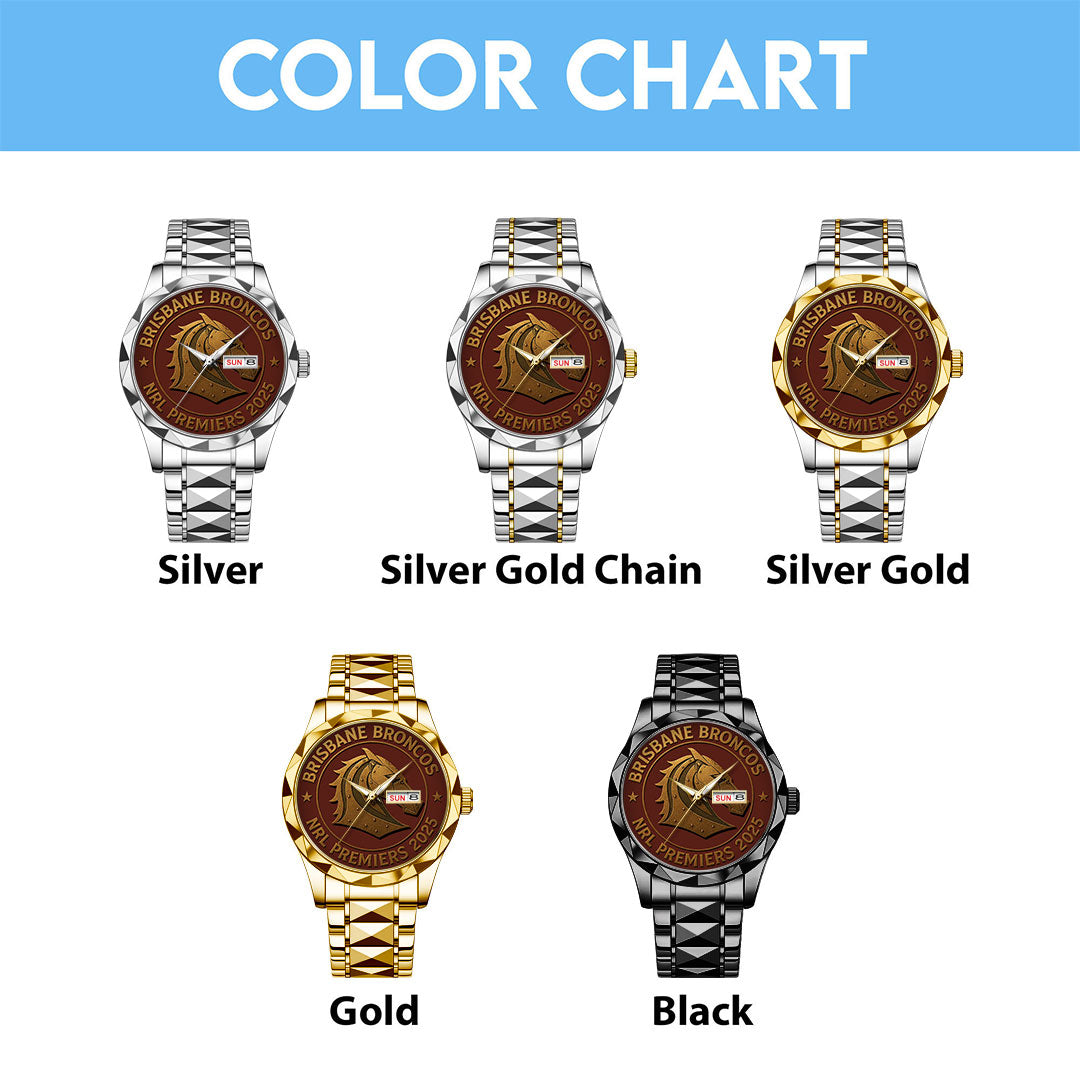Brisbane Broncos Alloy Luxury Quartz Watch – TMTHU1664