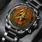 Brisbane Broncos Black Stainless Steel Watch – TMTHU1434