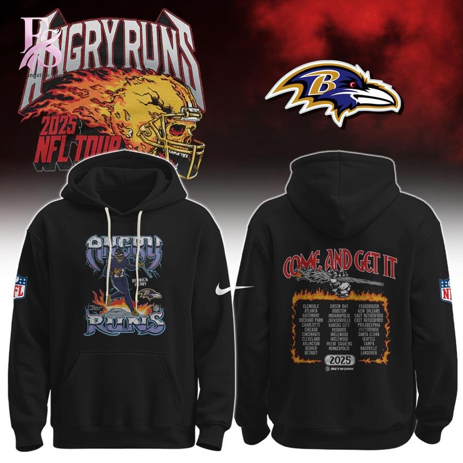 Baltimore Ravens Angry Runs Hoodie