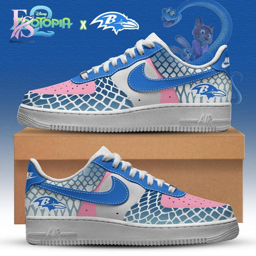 Baltimore Ravens Zootopia Nike Air Force 1