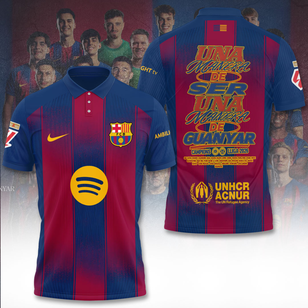 FC Barcelona LaLiga Winners 25/26 3D Apparel – TANTN22767