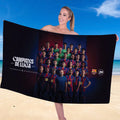 FC Barcelona LaLiga Winners 25/26 Rectangle Beach Towel – TANTN22773