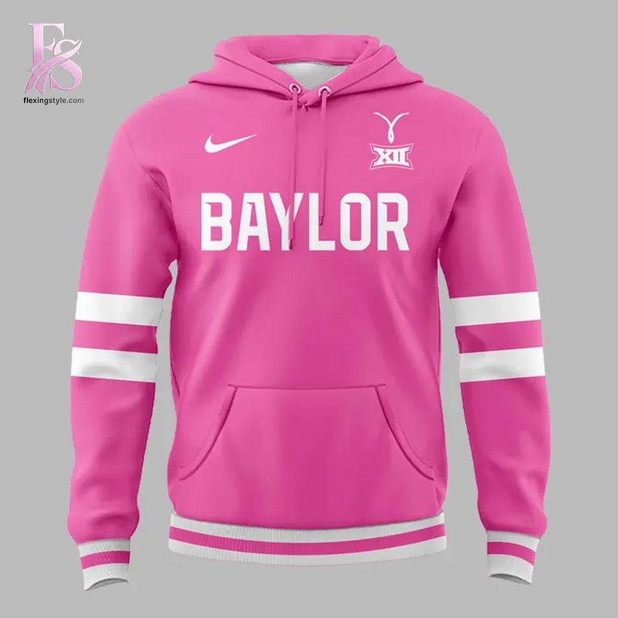 Baylor Bears Cancer Awareness Pink Out Game Uniform Hoodie