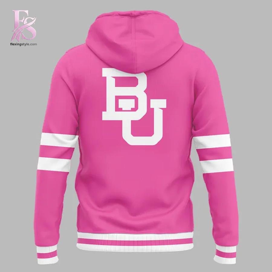 Baylor Bears Cancer Awareness Pink Out Game Uniform Hoodie