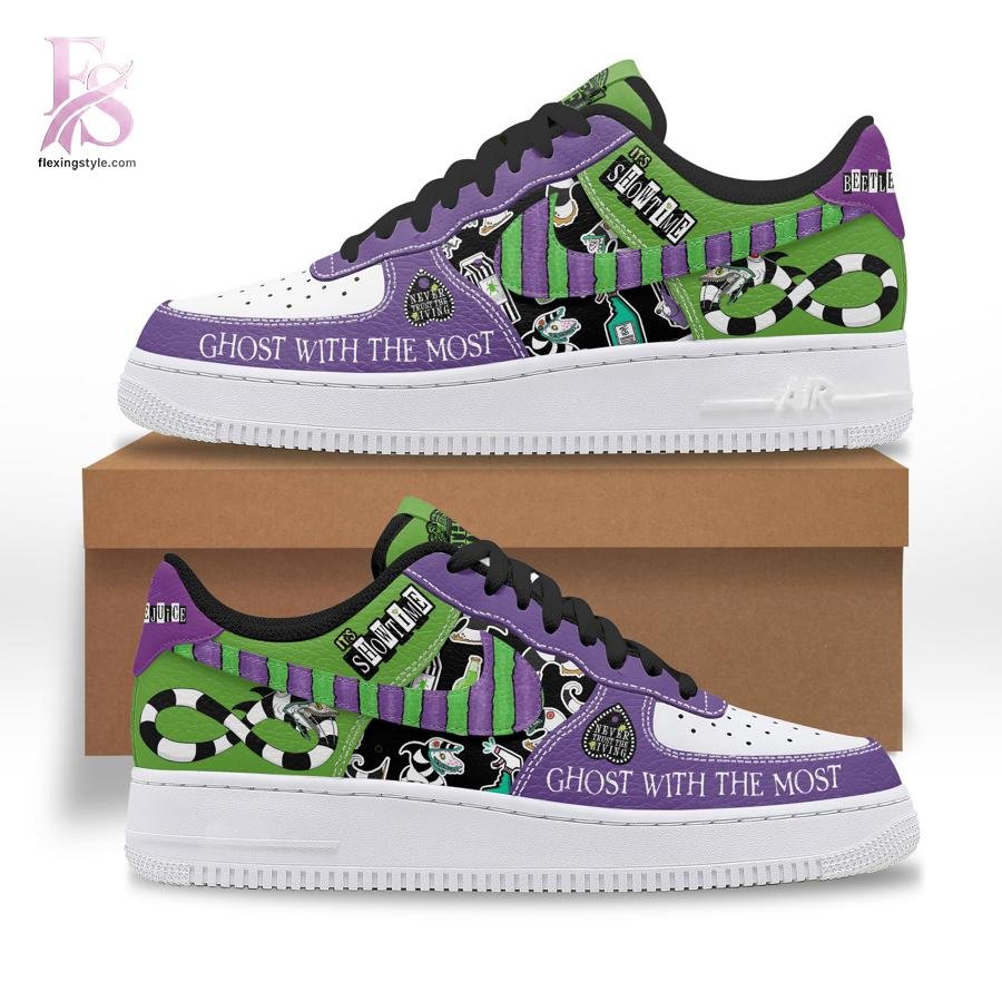 Beetlejuice Ghost With The Most Air Force Shoes