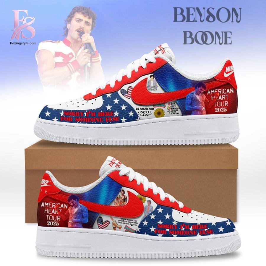 Benson Boone American Heart World Tour Air Force Shoes