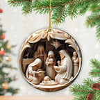 8PCS Birth Of Christ Custom Shape 2-Side Printed Acrylic Ornament – TANTN17273