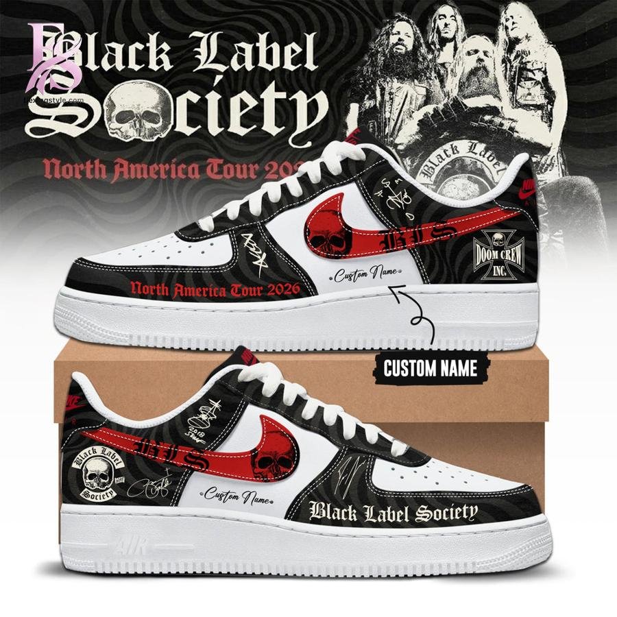 Black Label Society Engines of Demolitions 2026 Air Force Shoes