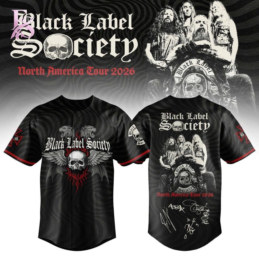 Black Label Society Engines of Demolitions 2026 Baseball Jersey