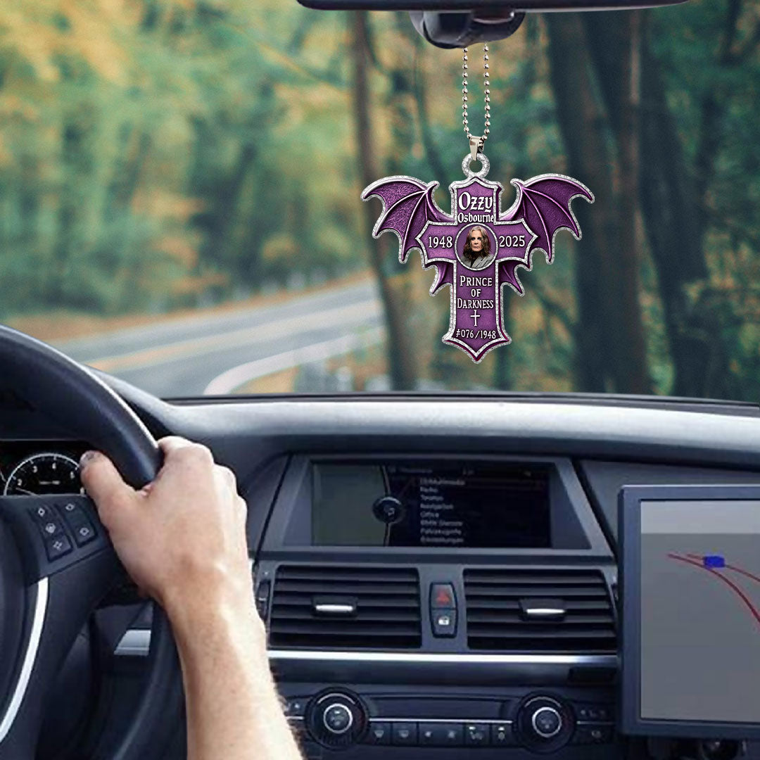 Black Sabbath x Ozzy Osbourne Custom shape 2-sided Acrylic Car Ornament – HOATT 12018