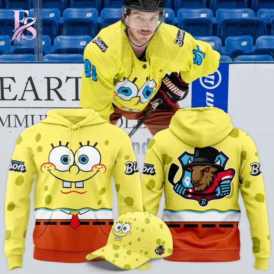 Bloomington Bison SpongeBob 2025 Hoodie