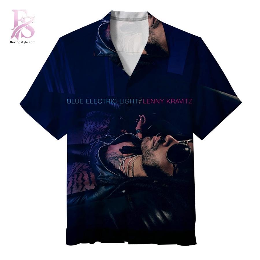Blue Electric Light Lenny Kravitz Hawaiian Shirt