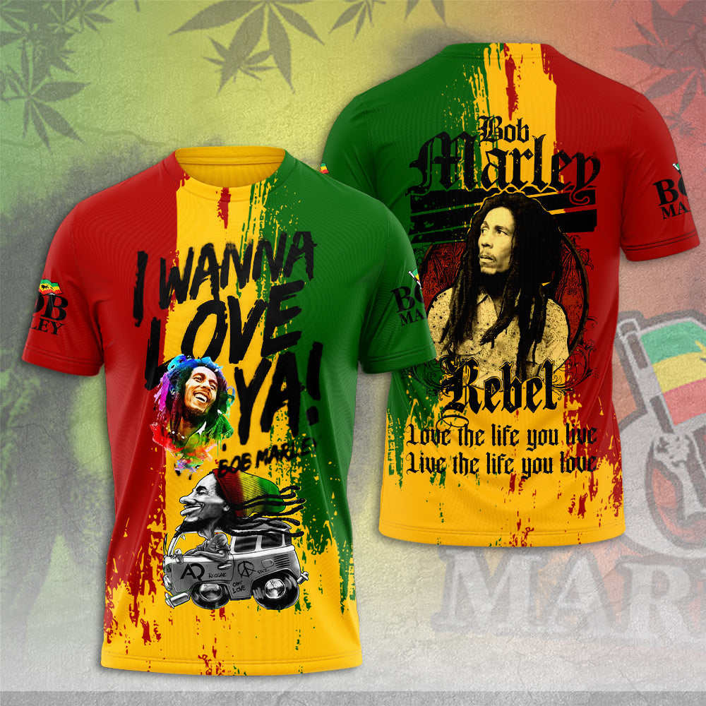 Bob Marley 3D Apparel – HUANNM 4138