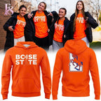 Boise State Broncos Basketball Kidney Cancer Awareness Orange Out Hoodie
