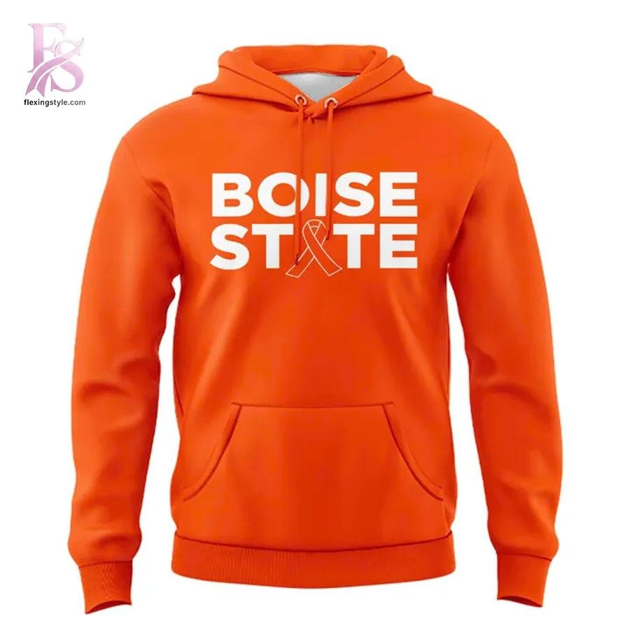 Boise State Broncos Basketball Kidney Cancer Awareness Orange Out Hoodie