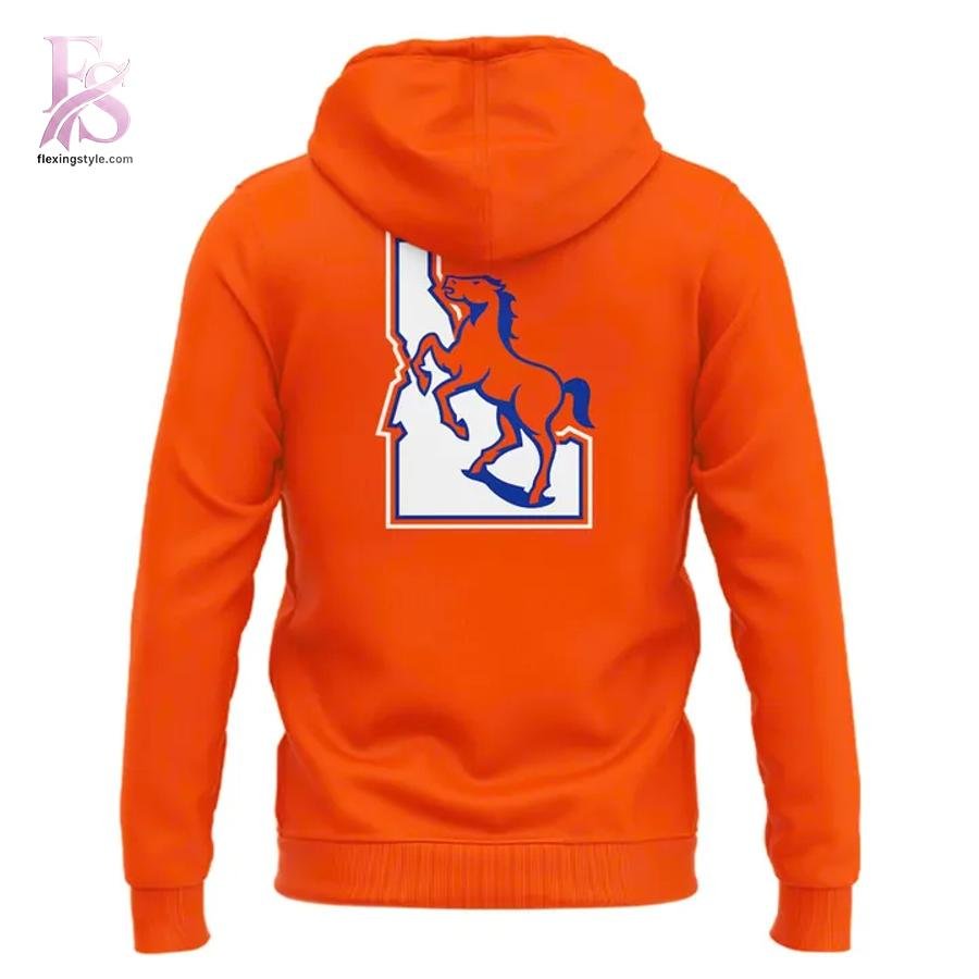 Boise State Broncos Basketball Kidney Cancer Awareness Orange Out Hoodie