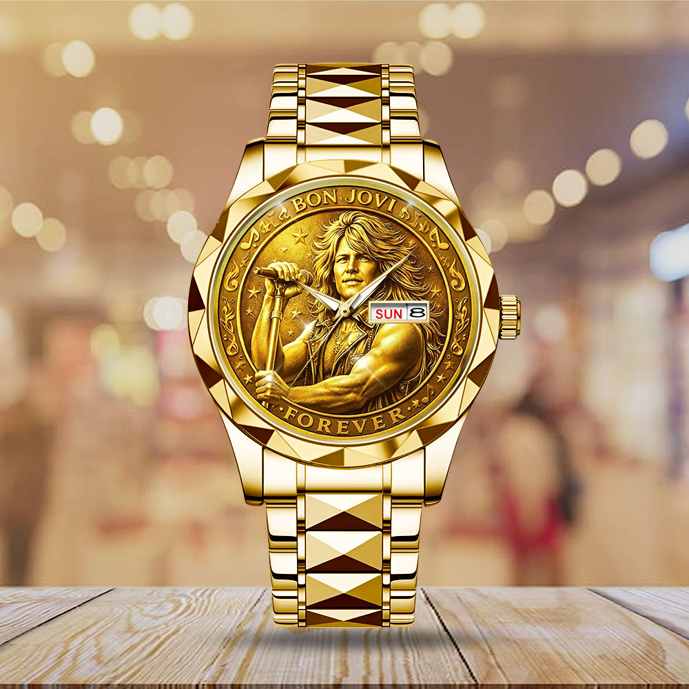 Bon Jovi Alloy Luxury Quartz Watch – MAITM14716